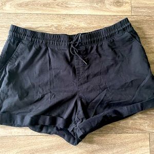 Black Drawstring Shorts